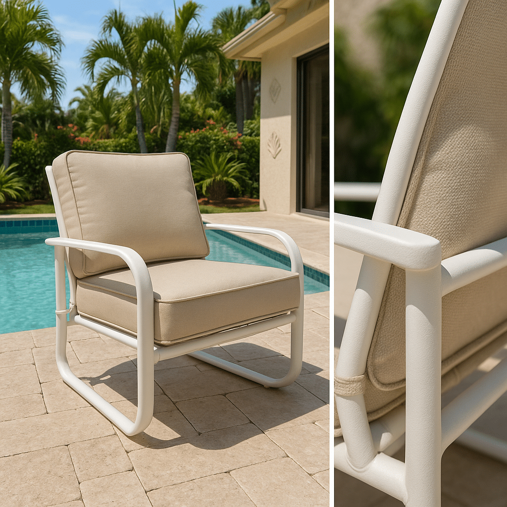 Replacement Patio Cushions for a Palm Beach County outdoor patio
