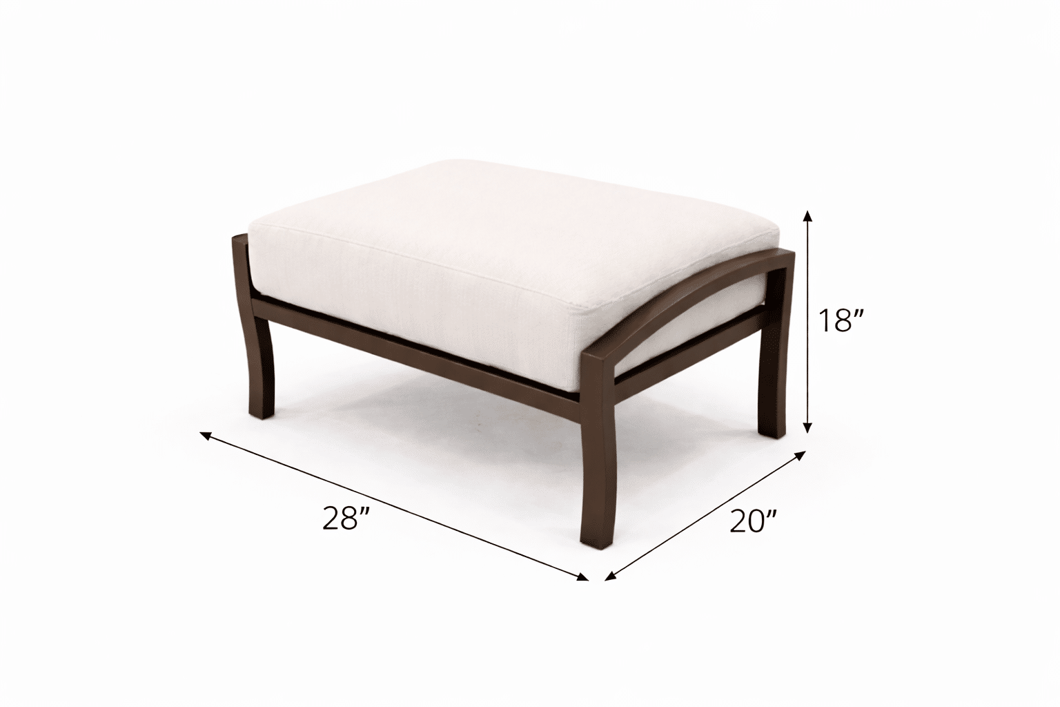 Doral Ottoman outdoor patio furniture