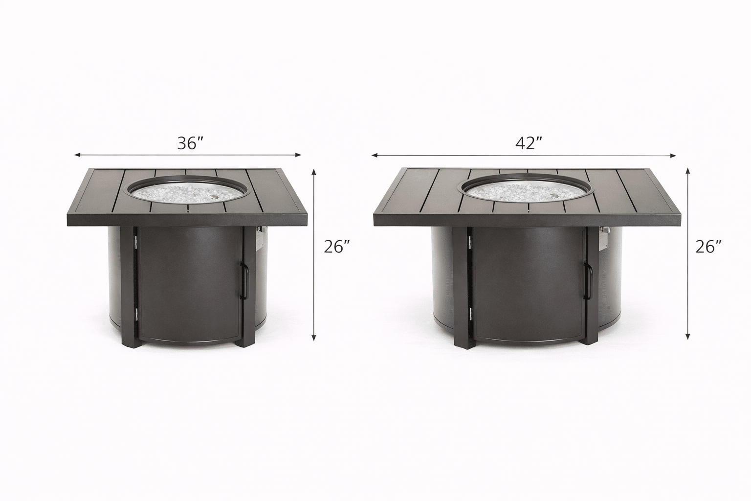 Doral Square Fire Table outdoor patio furniture
