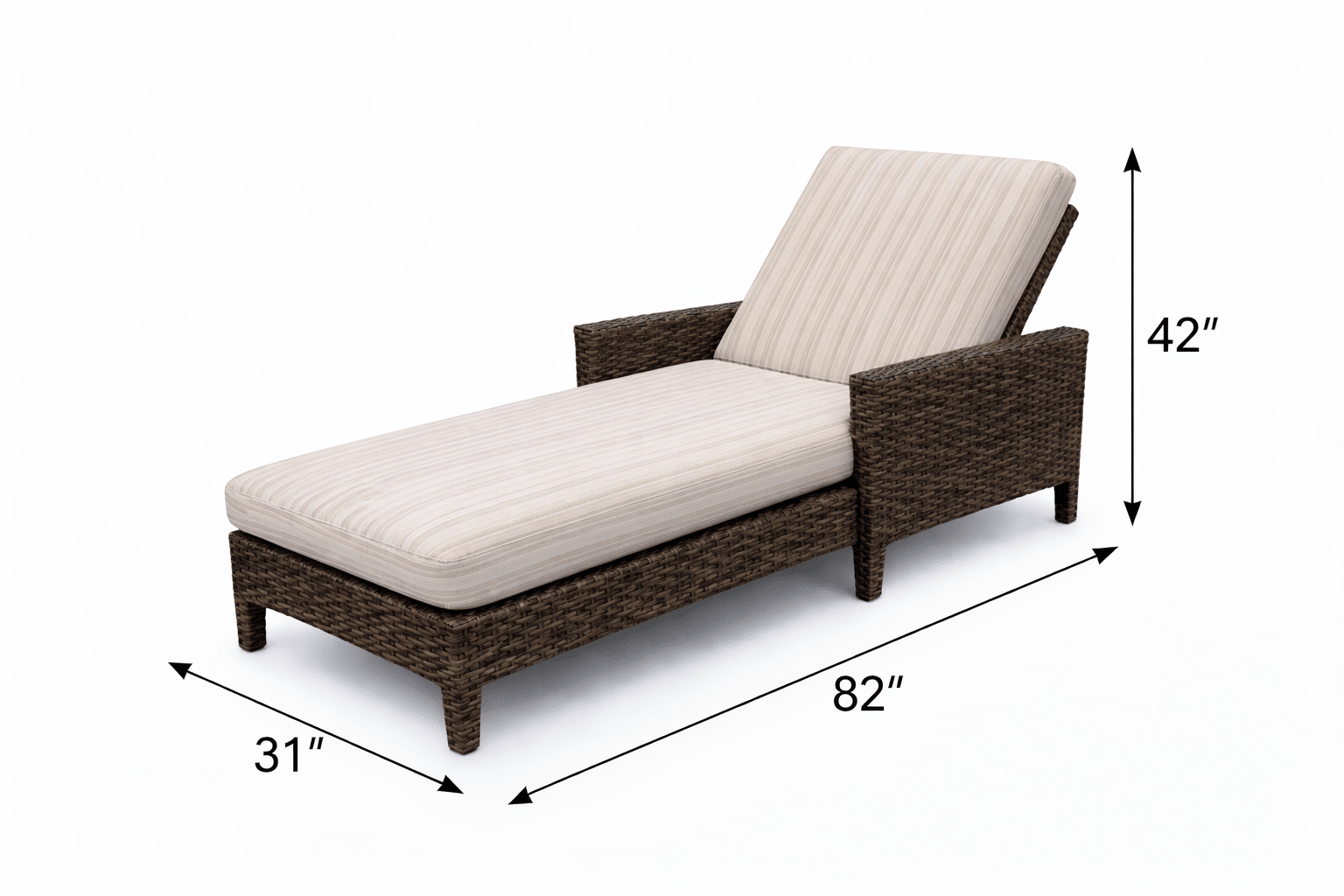 Grand Palm Chase Lounge outdoor patio furniture