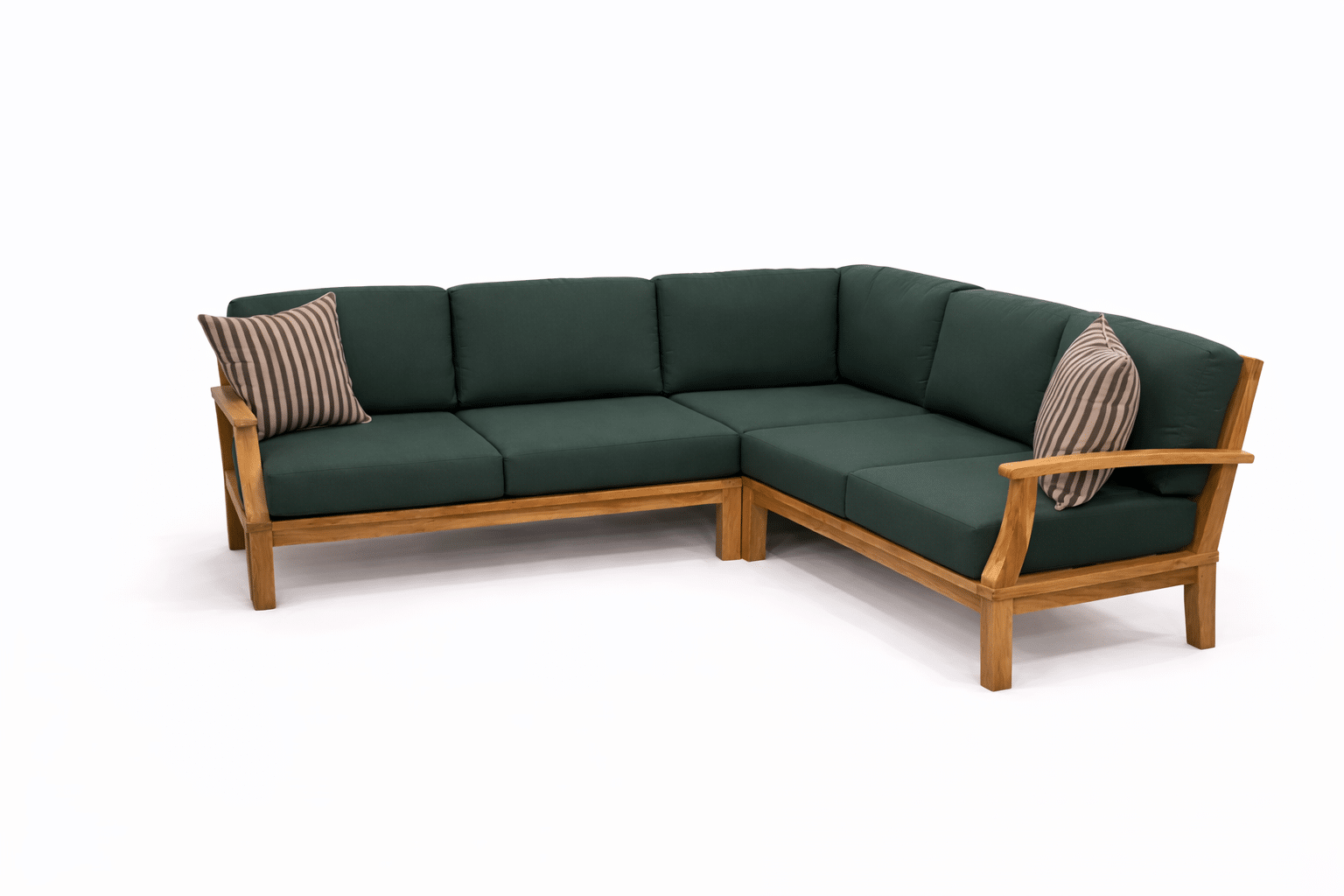 Teak 5 Seat Sectional, teak outdoor furniture