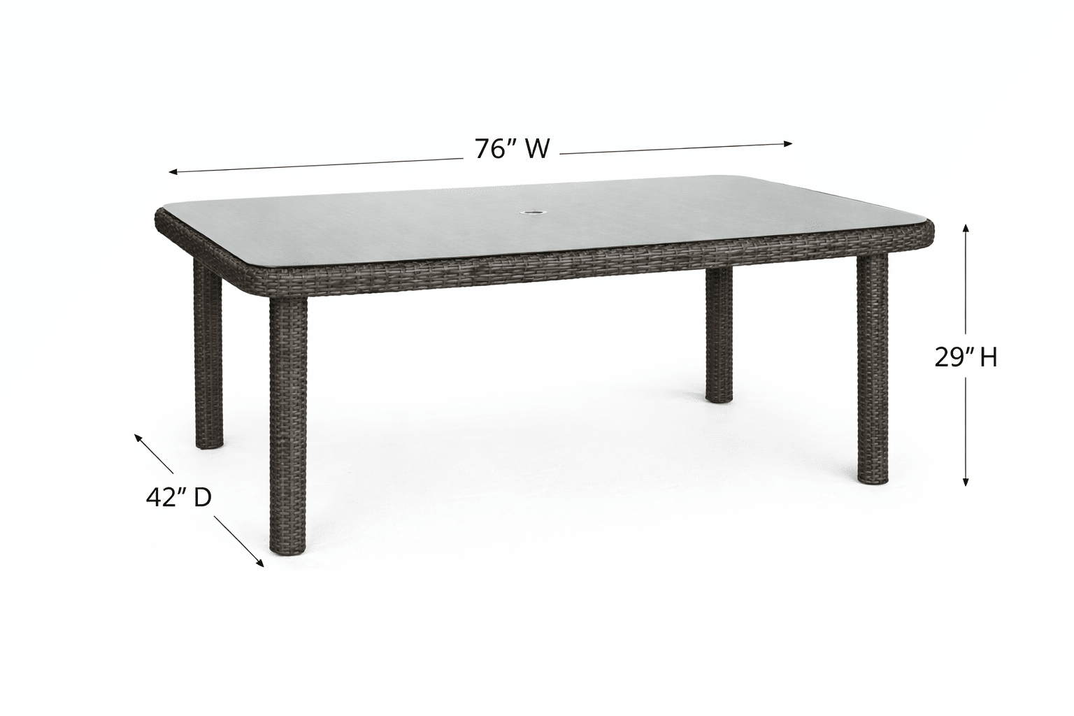 Vista Rectangle Dining Table outdoor patio furniture