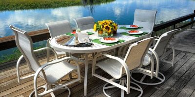 cast aluminum patio furniture